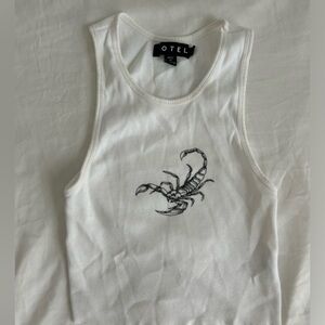 Motel Rocks size small scorpion tank top
